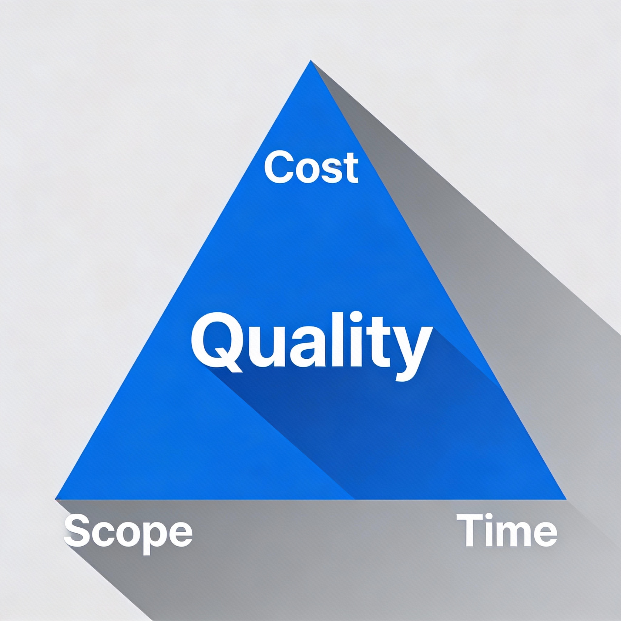 Trójkąt zarządzania (żelazny trójkąt, trójkąt ograniczeń) to fundamentalna koncepcja w zarządzaniu projektami, definiująca zależność między trzema głównymi ograniczeniami: zakresem (funkcjonalności), czasem (termin) i kosztami (budżet)